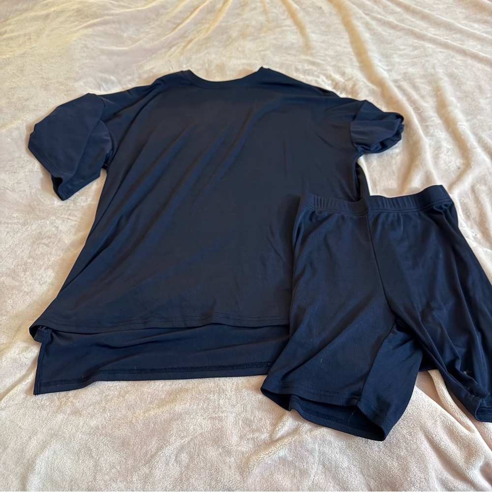 Navy Blue Athletic Set